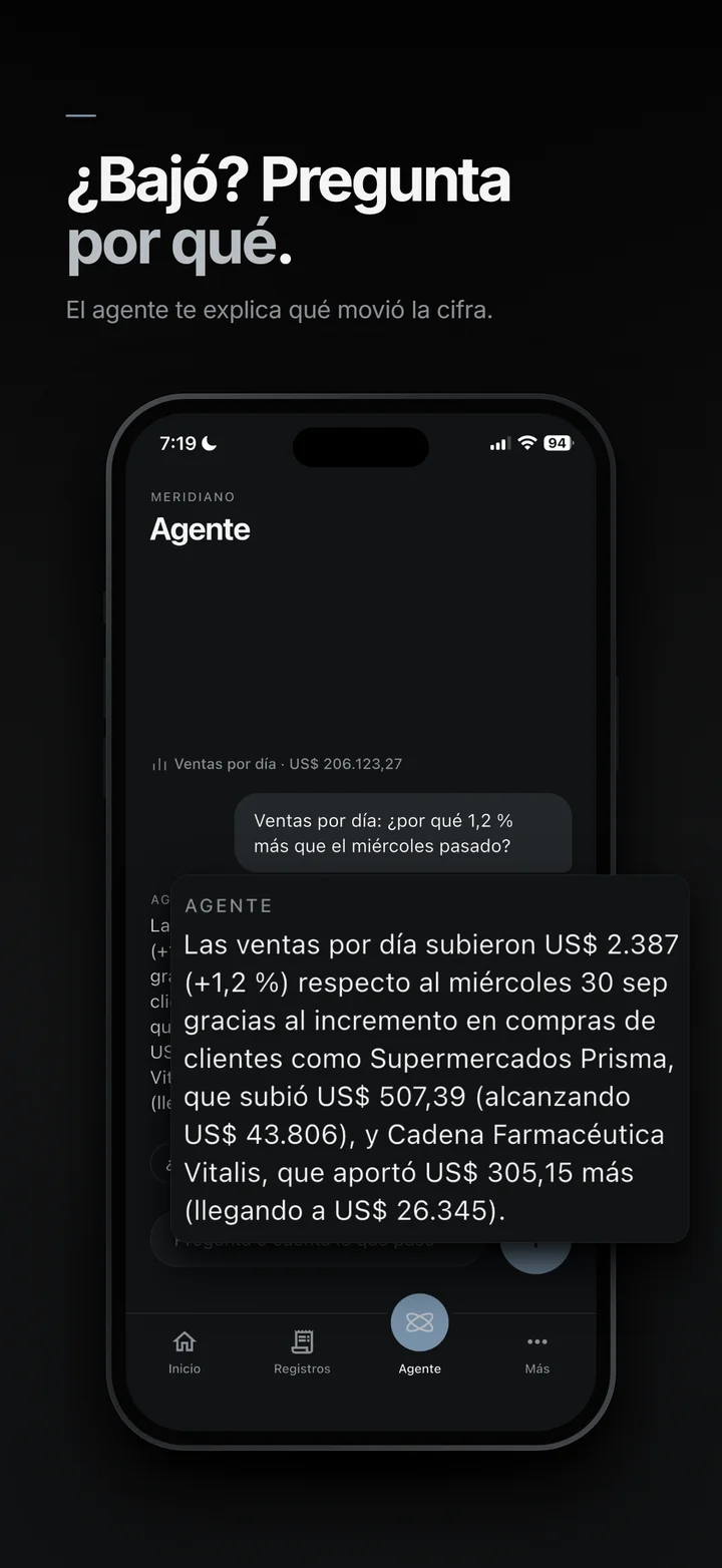 App NEXA: el agente explica qué movió la cifra